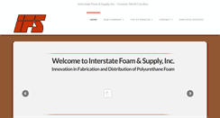 Desktop Screenshot of interstatefoamandsupply.com